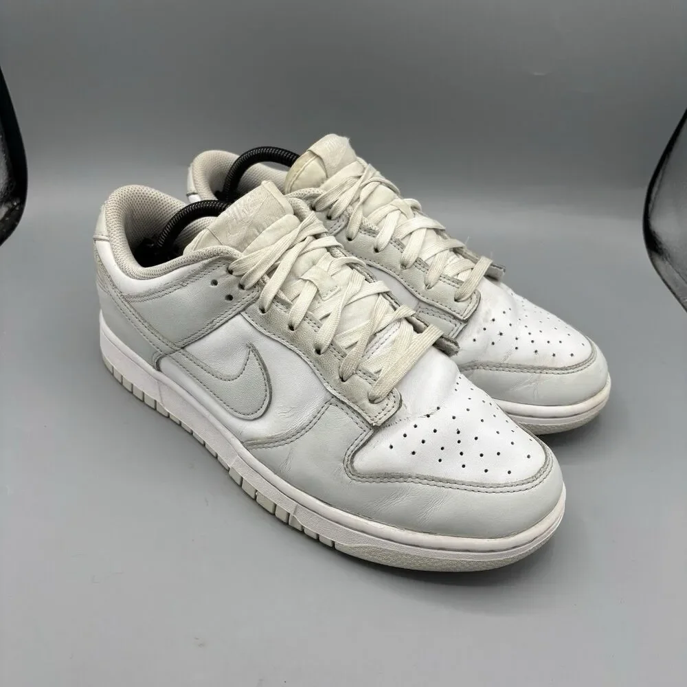 Nike Dunk Low Photon Dust Womens Gray White Casual Shoes Sneakers Size 11 - Picture 2 of 7